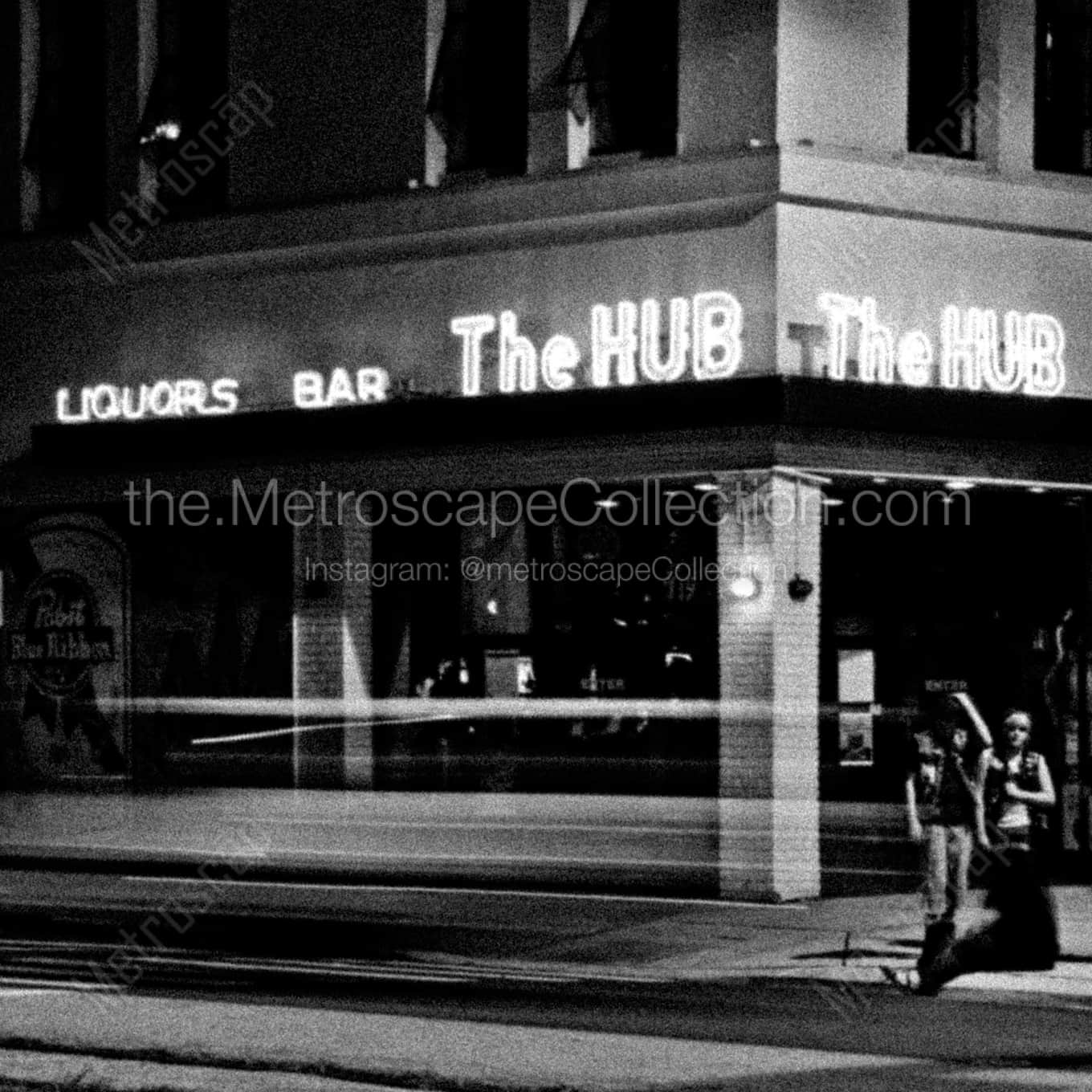 The Hub in Downtown Tampa landscape black and white Photography square crop