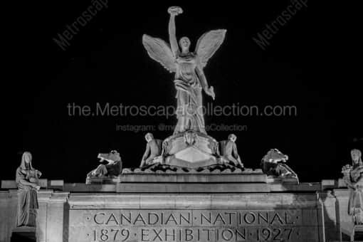The Canadian National Exhibition Entrance -- Toronto Black and White Photos