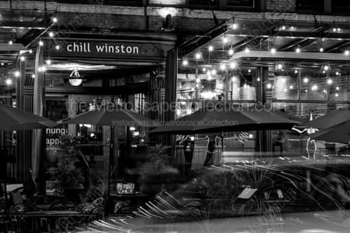 Chill Winston in Gastown -- Vancouver Black and White Photography