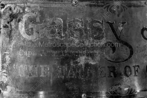 Gassy Jack Tribute in Gastown -- Vancouver Black and White Photography