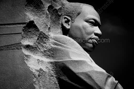 The Martin Luther King Jr. Memorial -- Washington DC Black and White Photos