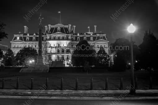 The Old Executive Office Building -- Washington DC Black and White Photos