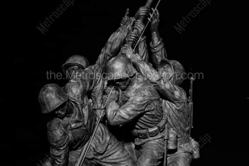 The Iwo Jima Statue in Arlington National Cemetry -- Washington DC Black and White Photos