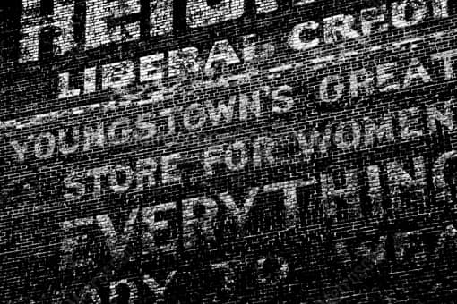 Youngstown Liberal Credit -- Youngstown Black and White Photography