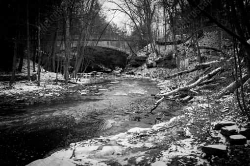 Mill Creek -- Youngstown Black and White Photography