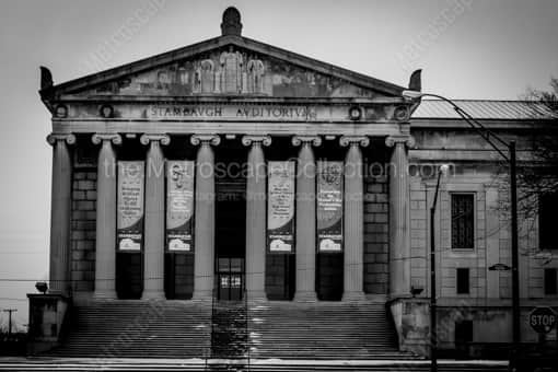 The Stambaugh Auditorium -- Youngstown Black and White Photography
