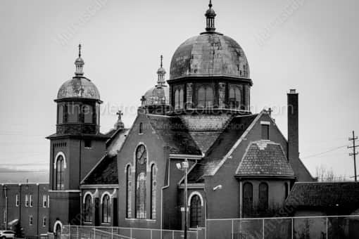 The Holy Trinity Ukrainian Church -- Youngstown Black and White Photography
