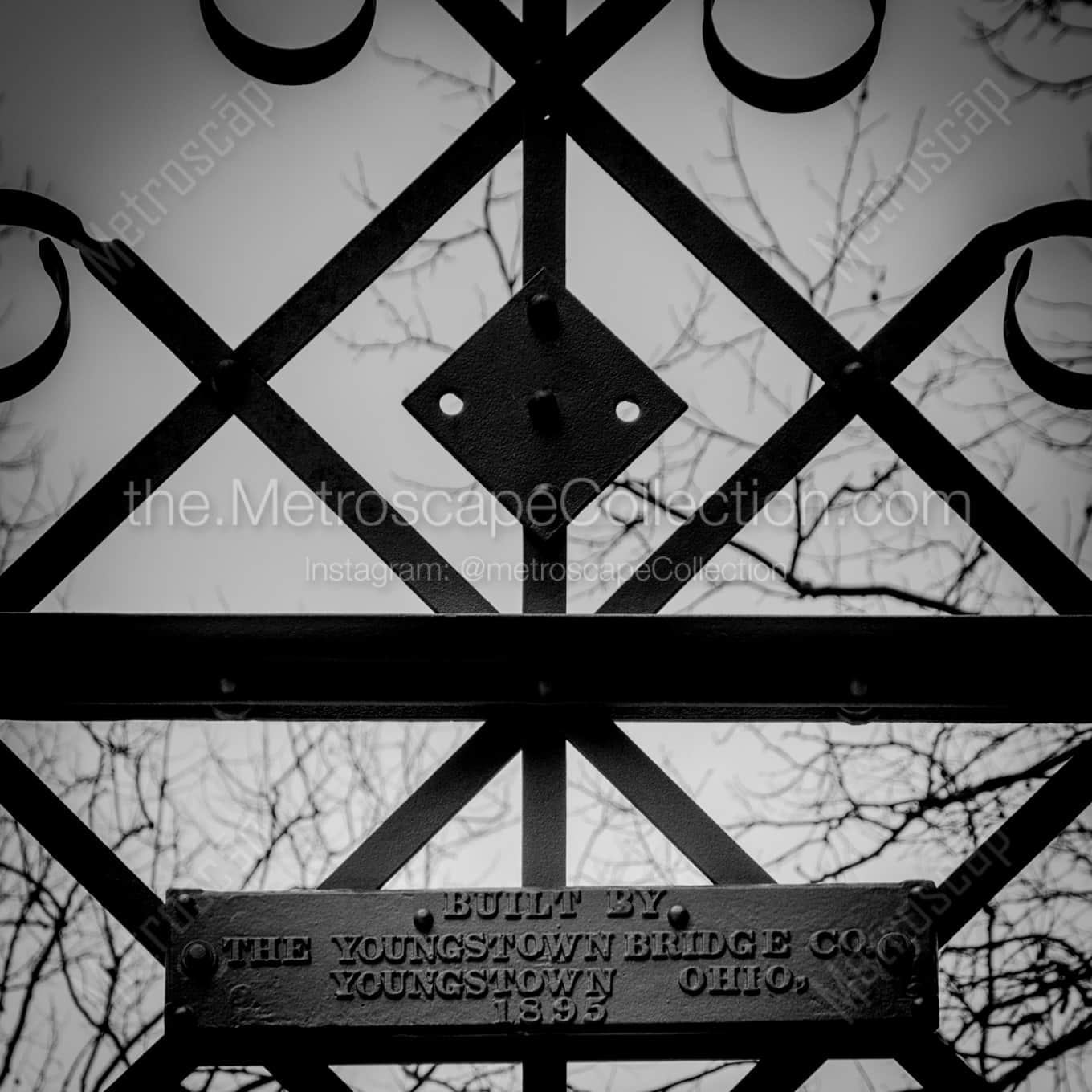 The Top of the Cinderella Bridge landscape black and white Photography The Top of the Cinderella Bridge landscape black and white Photography square crop
