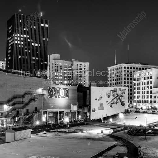 Lock 3 Park -- Akron Black and White Photography