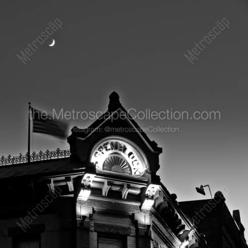 The Aspen Block Building -- Aspen Black and White Photography