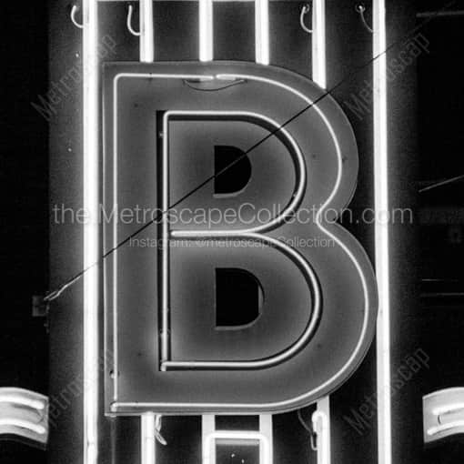 The B.B. Kings Sign -- Memphis Black and White Photography