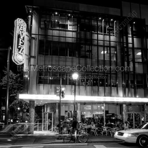 El Vez at Night -- Philadelphia Black and White Photography