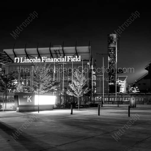 Lincoln Financial Field -- Philadelphia Black and White Photography