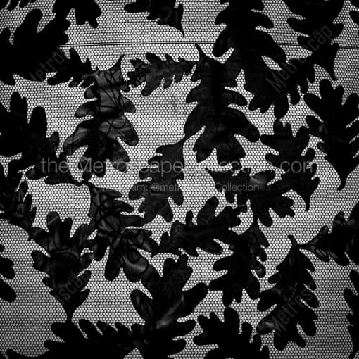 Oak Leaves on a Light Pedestal in Raleigh -- Raleigh Black and White Photography