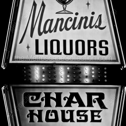 Mancinis Char House -- St Paul Black and White Photography