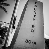 Square Alys Beach County Road 30-A Framed Photos