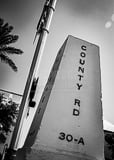 Vertical Alys Beach County Road 30-A Framed Photos