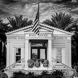 Square Truman Show Seaside Florida US Post Office Framed Photos