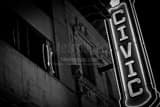 Horizontal The Akron Civic Theater Sign Photography