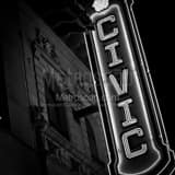 Square The Akron Civic Theater Sign Photography