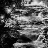 Square Cuyahoga Falls at Night Photography