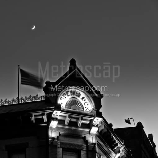 The Aspen Block Building -- Aspen Black and White Photography