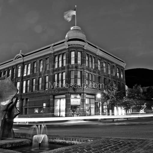 Aspen Elks Building -- Aspen Black and White Photography