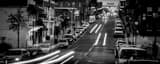 Panoramic Court Street on Ohio University Campus in Athens Ohio black and white Photos