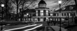 Panoramic Ohio University Baker Hall black and white Photos