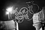 Horizontal The Olympic Rings in Atlanta Framed Photos