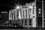 Horizontal An Atlanta Wall Mural off of Marietta Street black and white Photos