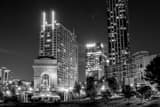 Horizontal Atlantic Station at Night Framed Photos