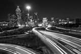 Horizontal The Atlanta Skyline from a Spring Street Parking Garage Framed Photos