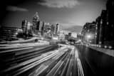 Horizontal The Downtown Atlanta Skyline from North Ave Framed Photos