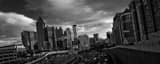 Panoramic The Atlanta Skyline at Rush Hour Framed Photos