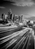 Vertical The Downtown Atlanta Skyline from North Ave Framed Photos