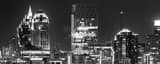 Panoramic The Midtown Atlanta Skyline from atop CNN Center Framed Photos