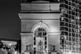 Horizontal The Millennium Gate Arch in Atlantic Station Framed Photos