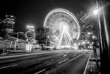 Horizontal The Skyview Atlanta Ferris Wheel near Centennial Olympic Park Framed Photos