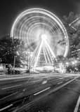 Vertical The Skyview Atlanta Ferris Wheel near Centennial Olympic Park Framed Photos