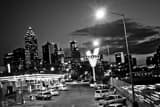Horizontal The Atlanta Skyline from the Varsity black and white Photos