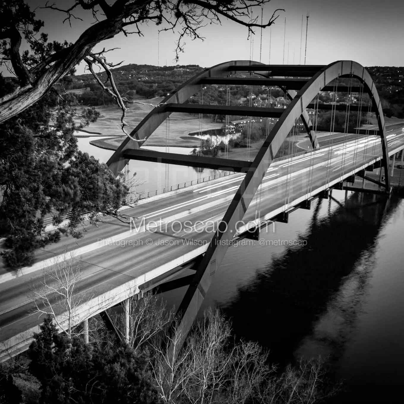 360 Pennypacker Bridge Black and White