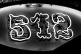 Horizontal The 512 Sign on Sixth black and white Pictures