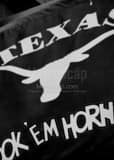 Vertical A Hook Em Horns Banner on Sixth Street black and white Pictures