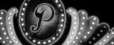 Panoramic The Paramount Theater Sign black and white Pictures