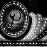 Square The Paramount Theater Sign black and white Pictures