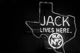 Horizontal A Neon Outline of Texas and Jack Daniels black and white Pictures