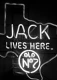 Vertical A Neon Outline of Texas and Jack Daniels black and white Pictures