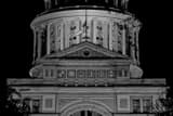 Horizontal The Texas Statehouse Building black and white Pictures