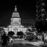 Square The Texas Statehouse from Congress Avenue Photography